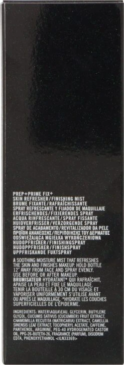 MAC Cosmetics Prep + Prime Fix+ Primer - 100 Ml -Bekend Cosmetica Winkel 410x1200 3