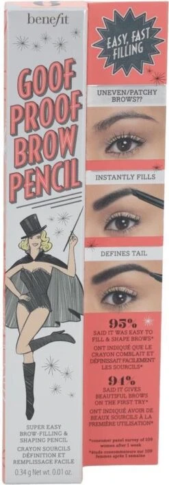 Benefit Goof Proof Brow Shaping Pencil 06 Cool Soft Black -Bekend Cosmetica Winkel 420x1200 5