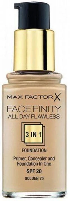 Max Factor Facefinity All Day Flawless 3-in-1 Liquid Foundation - 064 Rose Gold -Bekend Cosmetica Winkel 421x1200 5