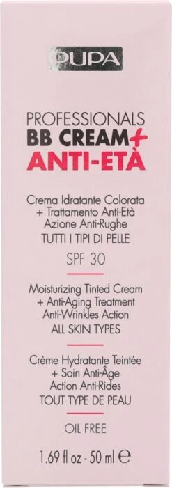 Pupa Milano Professionals BB Cream + Anti-Eta - 001 Nude -Bekend Cosmetica Winkel 423x1200 3