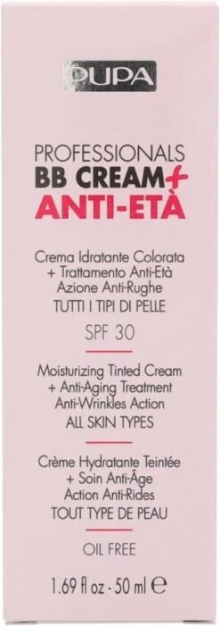 Pupa Milano Professionals BB Cream + Anti-Eta - 001 Nude -Bekend Cosmetica Winkel 423x1200 4
