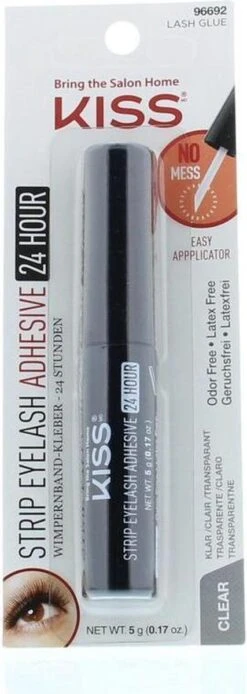 KISS - Strip Eyelash Adhesive 24 Hour Clear -Bekend Cosmetica Winkel 427x1200 2