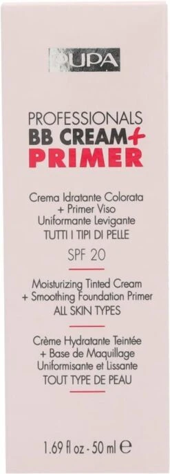 Pupa Milano Professionals BB Cream + Primer - 002 Sand -Bekend Cosmetica Winkel 432x1200 6