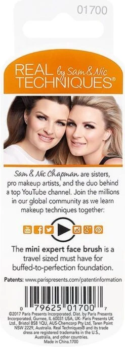 Real Techniques - Brushes Base Mini Expert - Travel Makeup Brush -Bekend Cosmetica Winkel 432x1200 8