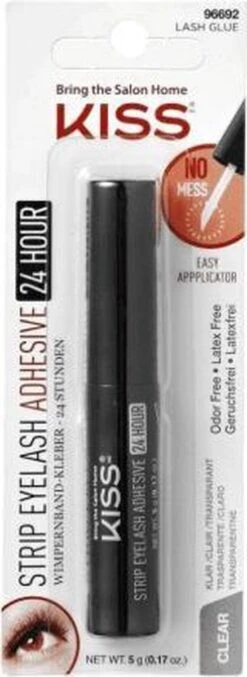 KISS - Strip Eyelash Adhesive 24 Hour Clear -Bekend Cosmetica Winkel 438x1200 2