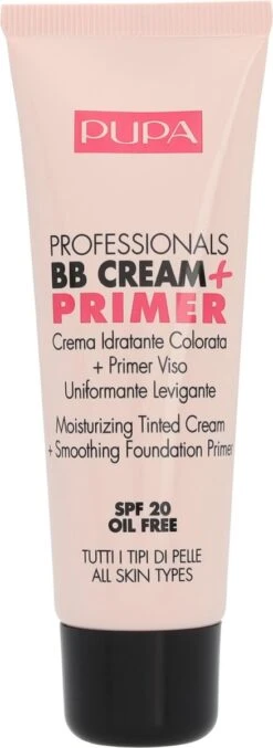 Pupa Milano Professionals BB Cream + Primer - Nude 001 -Bekend Cosmetica Winkel 438x1200 7