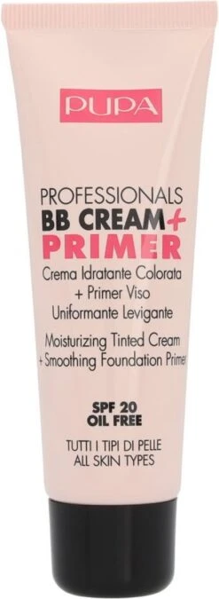Pupa Milano Professionals BB Cream + Primer - Nude 001 -Bekend Cosmetica Winkel 439x1200 4