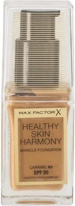 Max Factor Healthy Skin Harmony Foundation - 85 Caramel -Bekend Cosmetica Winkel 441x1200 1