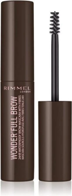 Rimmel London Wonder'full 24 Hour Brow Mascara - Wenkbrauwgel - 003 Dark Brown -Bekend Cosmetica Winkel 441x1200 9