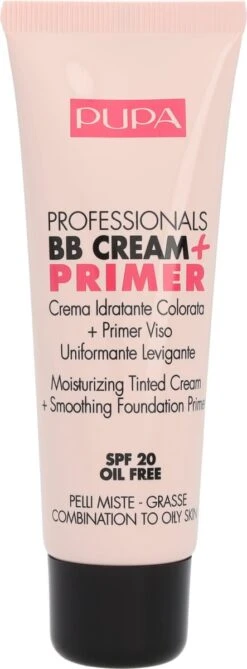 Pupa BB Cream + Primer For Combination To Oily Skin - 002 Sand -Bekend Cosmetica Winkel 443x1200 3