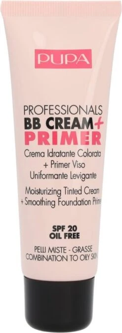 Pupa BB Cream + Primer For Combination To Oily Skin - 002 Sand -Bekend Cosmetica Winkel 443x1200 4