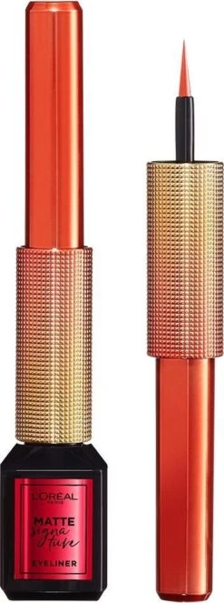 L’Oréal Paris Paris Electric Nights Superliner Matte Signature Eyeliner - Limited Edition – 11 Red Signature – Rood -Bekend Cosmetica Winkel 447x1200 5