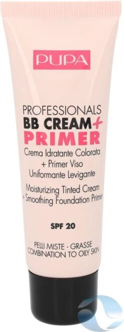 Pupa BB Cream + Primer For Combination To Oily Skin - 002 Sand -Bekend Cosmetica Winkel 449x1200 2