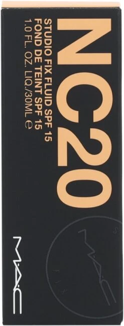 MAC Cosmetics Studio Fix Fluid Foundation - NC20 -Bekend Cosmetica Winkel 457x1200 6