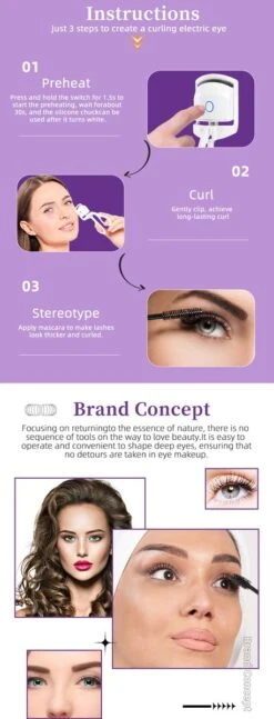 BeautyTech Elektrische Wimperkruller/Wimperkrultang - Roze - Oplaadbaar - Beauty - Verzorging - Make Up -Bekend Cosmetica Winkel 458x1200 5