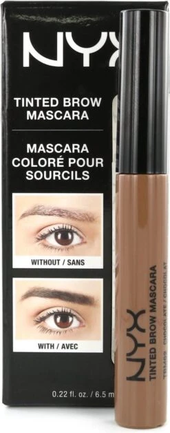NYX Professional Makeup Tinted Brow Mascara - Chocolate TBM02 - Wenkbrauwgel -Bekend Cosmetica Winkel 472x1200 4
