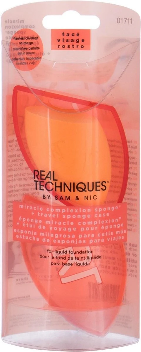 Real Techniques - Miracle Complexion Sponge + Case 5 Real Techniques - Miracle Complexion Sponge + Case - Afbeelding 3