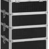 XXL PRO Visagie Beauty Case Koffer Trolley - Nagelkoffer Op Wielen Voor Makeup Of Cosmetica - Grote Uitklapbare Opbergsysteem Nagel Styliste Kapster - Zwart -Bekend Cosmetica Winkel 484x1200 7