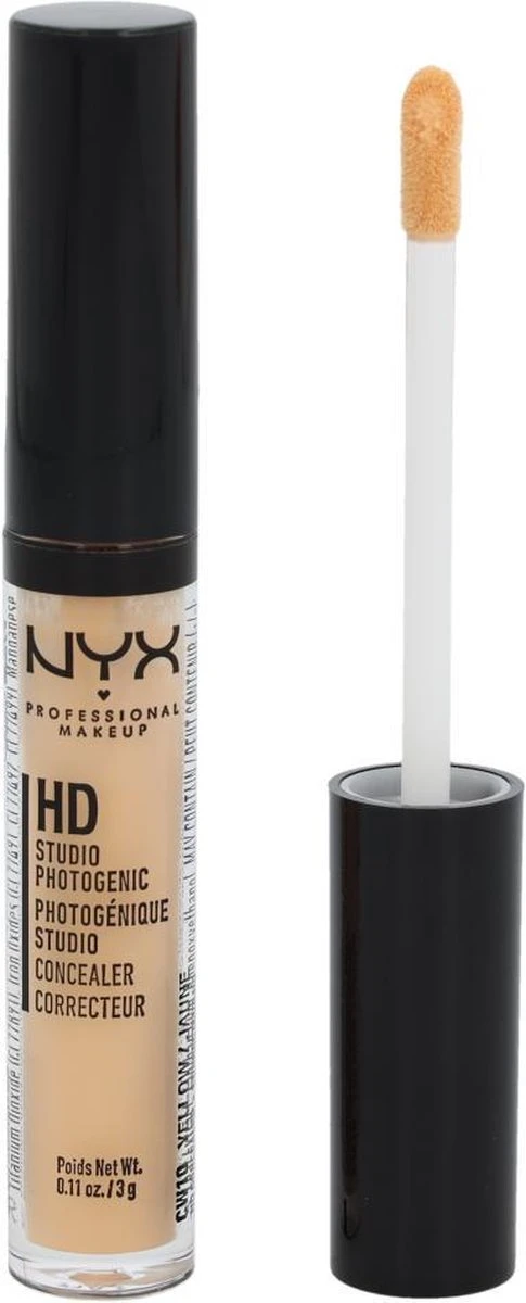 NYX Professional Makeup HD Photogenic Concealer Wand - Yellow CW10 - 3 Gr 11 NYX Professional Makeup HD Photogenic Concealer Wand - Yellow CW10 - 3 Gr - Afbeelding 9