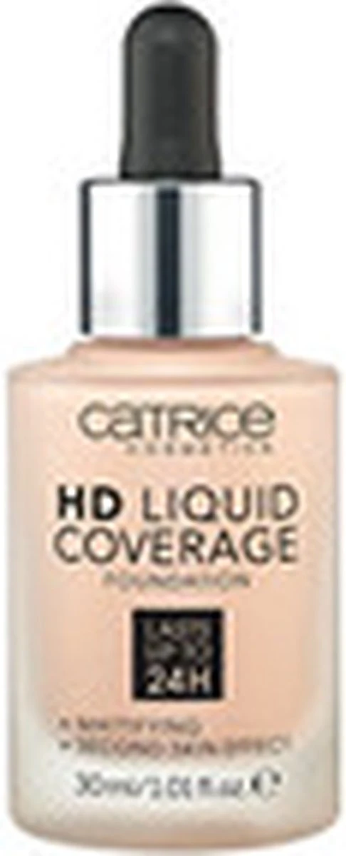 Catrice - Liquid Make-Up HD Liquid Coverage (Foundation) 30 Ml 030 Sand Beige - 8 Catrice - Liquid Make-Up HD Liquid Coverage (Foundation) 30 Ml 030 Sand Beige - - Afbeelding 6