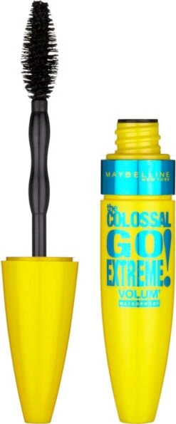 Maybelline Volum'Express Colossal Go Extreme! - Zwart - Waterproof Mascara -Bekend Cosmetica Winkel 498x1200 3