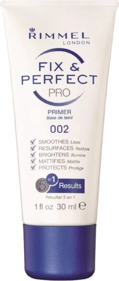 Rimmel London Fix & Perfect Make-Up Primer - 002 Transparent - 30 Ml -Bekend Cosmetica Winkel 510x1200 11