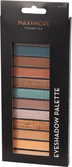 Make-up - Oogschaduwpalet - Max&More - Oogschaduw - Matte & Glimmende Metallic - Vegan -Bekend Cosmetica Winkel 518x1200 3