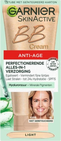 Garnier Skin Naturals BB Cream Anti Aging - 50 Ml - Light 21 Garnier Skin Naturals BB Cream Anti Aging - 50 Ml - Light -Bekend Cosmetica Winkel 520x1200 3