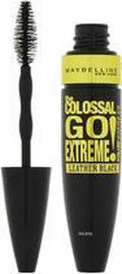 Maybelline Volum'Express Colossal Go Extreme! Leather Black Mascara - Zwart -Bekend Cosmetica Winkel 537x1200 1