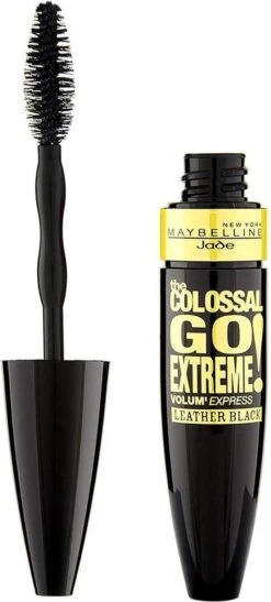 Maybelline Volum'Express Colossal Go Extreme! Leather Black Mascara - Zwart -Bekend Cosmetica Winkel 542x1200 3