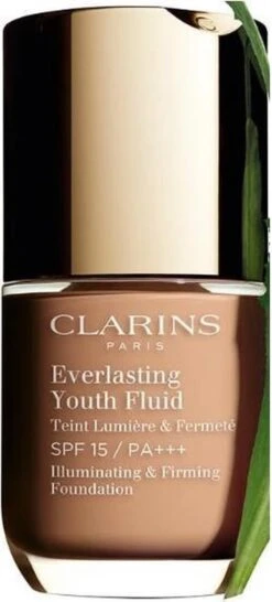 Clarins Everlasting Youth Fluid Illuminating & Firming Foundation - 110 Honey - Foundation - 30 Ml -Bekend Cosmetica Winkel 543x1200 1
