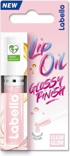Labello Caring Lip Oil Clear Glow - 5.5 Ml -Bekend Cosmetica Winkel 545x1200