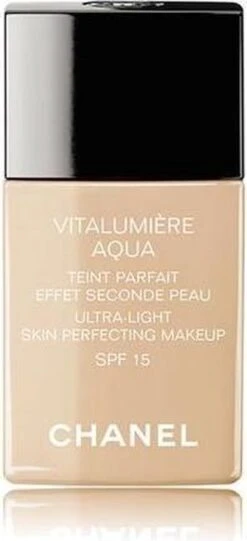 Chanel Vitalumiere Aqua Foundation - 30 Beige - SPF15 - 30 Ml -Bekend Cosmetica Winkel 548x1200 3
