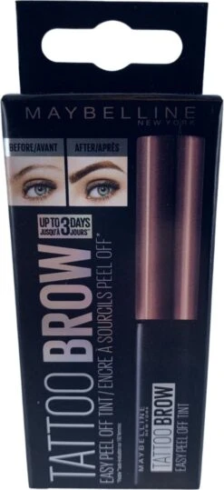 Maybelline Tattoo Brow Peel-Off Wenkbrauwgel - 3 Dark Brown - Bruin -Bekend Cosmetica Winkel 550x1200 10