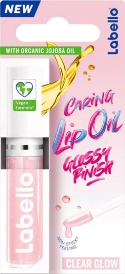 Labello Caring Lip Oil Clear Glow - 5.5 Ml -Bekend Cosmetica Winkel 550x1200
