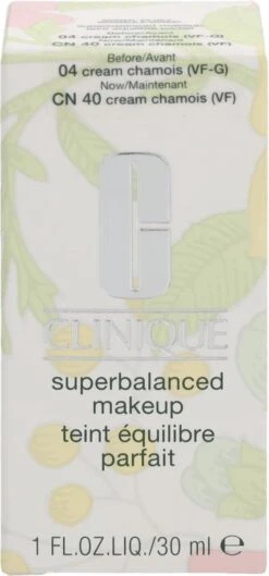 Clinique Superbalanced Foundation - 04 Cream Chamois -Bekend Cosmetica Winkel 560x1200