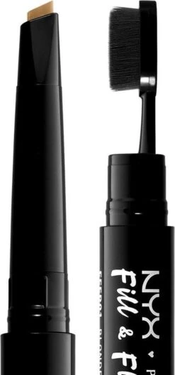 NYX Professional Makeup Fill & Fluff Eyebrow Pomade Pencil - FFEP01 Blonde - Wenkbrauwpotlood - 0,2 Gr 12 NYX Professional Makeup Fill & Fluff Eyebrow Pomade Pencil - FFEP01 Blonde - Wenkbrauwpotlood - 0,2 Gr -Bekend Cosmetica Winkel 560x1200 5