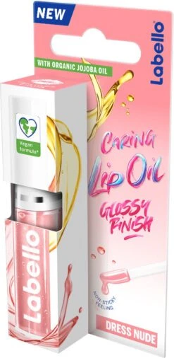 Labello Caring Lip Oil Dress Nude - 5.5 Ml 17 Labello Caring Lip Oil Dress Nude - 5.5 Ml -Bekend Cosmetica Winkel 586x1200