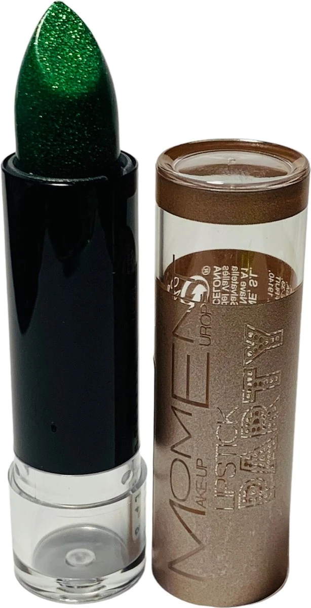 Moment - Glitter Lipstick - Transparant Met Groene Glitters / Verde - Party - 1 Stuks 3 Moment - Glitter Lipstick - Transparant Met Groene Glitters / Verde - Party - 1 Stuks