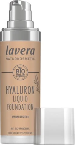 Lavera Make-up Hyaluron Liquid Foundation -Warm Nude 03-, 30 Ml 7 Lavera Make-up Hyaluron Liquid Foundation -Warm Nude 03-, 30 Ml -Bekend Cosmetica Winkel 622x1200 5