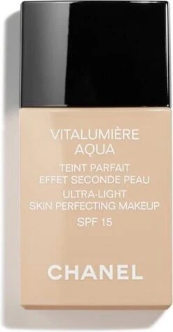 Chanel Vitalumiere Aqua Foundation - 30 Beige - SPF15 - 30 Ml -Bekend Cosmetica Winkel 626x1200 2