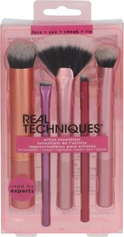 Make-up Borstel Set Artist Essentials Real Techniques (5 Pcs) -Bekend Cosmetica Winkel 629x1200 2