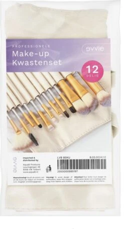 Professionele Make-up Kwastenset - 12 Delig - Beige-Goud -Bekend Cosmetica Winkel 647x1200 4