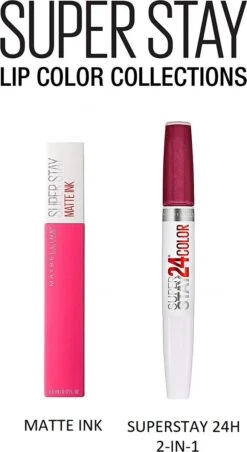 Maybelline Superstay Langhoudende Lippenstift - Matte Ink X Ashley Longshore - 95 Visionary - Paars - Limited Edition -Bekend Cosmetica Winkel 656x1200 2