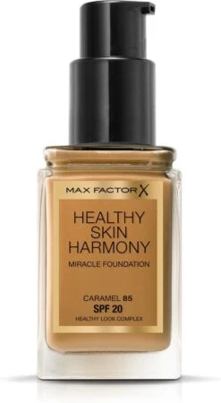 Max Factor Healthy Skin Harmony Foundation - 85 Caramel -Bekend Cosmetica Winkel 658x1200 2