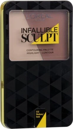 L'Oréal Paris Infallible - 300 Medium - Sculpt Palette -Bekend Cosmetica Winkel 679x1200 1