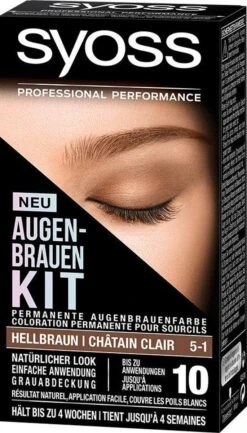 SYOSS Wenkbrauwverf 5-1 Lichtbruin - 1 Stuk -Bekend Cosmetica Winkel 685x1200 3