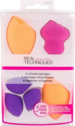 Real Techniques 6 Miracle Sponges - Make-up Spons -Bekend Cosmetica Winkel 716x1200 5