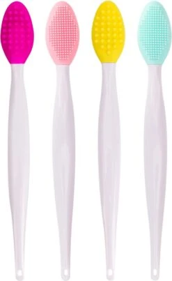 Merkloos Lip Scrub Borstel Set 4-delig - Mee Eters Verwijderen – Gezichtsreiniger – Gezichtsborstel Blackhead Remover -Bekend Cosmetica Winkel 736x1200 1