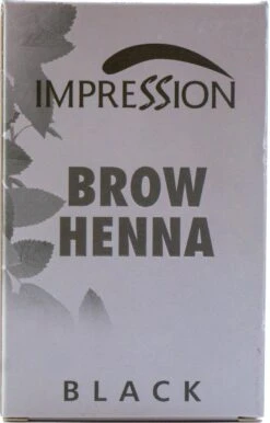 Impression Henna Wenkbrauwverf | Zwart | Black | Noir | Brow Henna | Goed Voor Meer Dan 20 Behandelingen -Bekend Cosmetica Winkel 768x1200 4